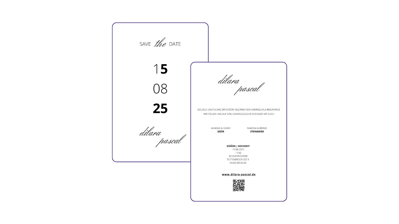 Event-Website, Event-Flyer, Einladungskarte, Hochzeit, Firmenfeier, Beckum, NRW